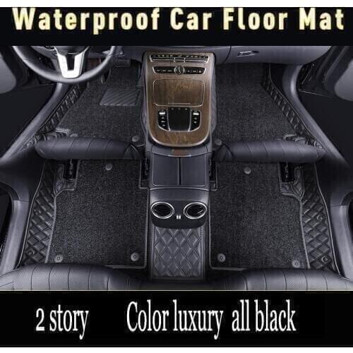 ZHAOYANHUA Car floor mats for Mercedes Benz W164 W166 ML GLE 2000-2019 NEW car waterproof leather accessories carpet floor mat
