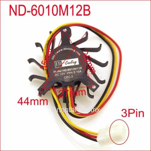 Free Shipping ND-6010M12B CD-6010M12B 12V 0.10A 45mm 35*35*27mm POSITX Cooler Cooling Fan