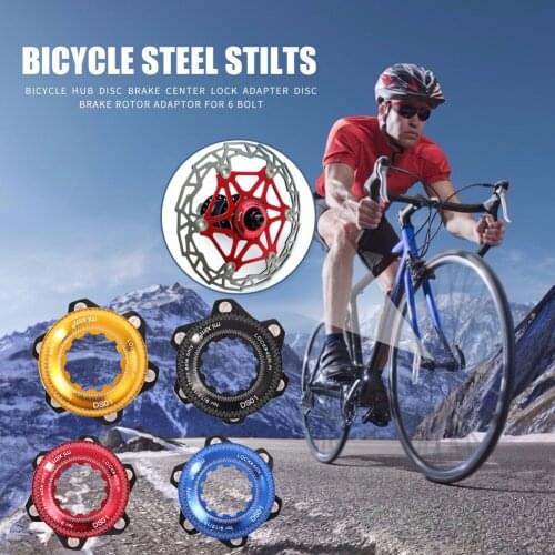 Disc Center Lock Centerlock to 6-hole Hub Conversion Mountain Bike Brake Adapter Outdoor Cycle Biking Entertainment