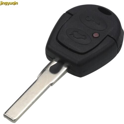Jingyuqin Remote Key Shell for VW Polo Golf Jetta Sharan for Seat Ibiza Leon Toledo Mii Altea for SKODA FABIA OCTAVIA Key Case