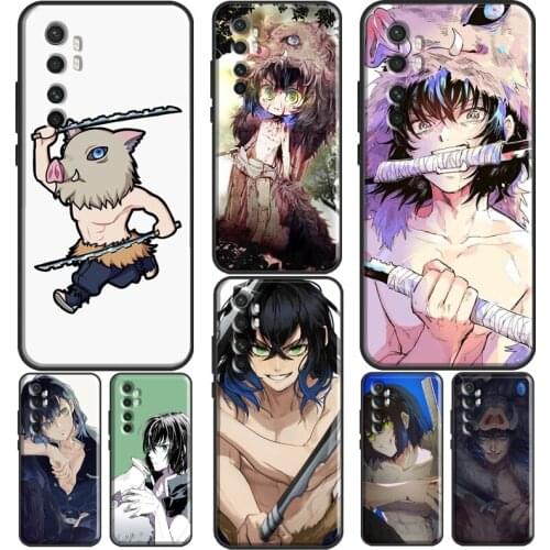 Inosuke Hashibira Demon Slayer For POCO X3 Pro M3 F2 F3 Case For Xiaomi Mi 11 Ultra 9T 10T Pro A3 Mi Note 10 Lite Cover