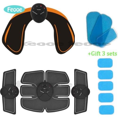 Feooe Smart EMS Hips Trainer Electric Muscle Stimulator Wireless Buttocks Abdominal ABS Stimulator Fitness Body Slimming Knit