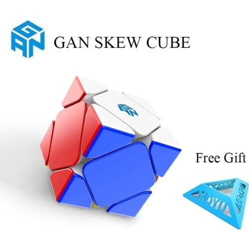 GAN Skew Cube Magnetic Magic Cubo Magnet Speed Cubes Professional Competition Puzzles Kid Toys Christmas Gift