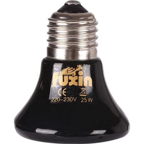 Mini Culture Ceramic Pet Heating Lamp Infrared Heat Light Bulb Pet Brooder Chickens Reptile Lamp