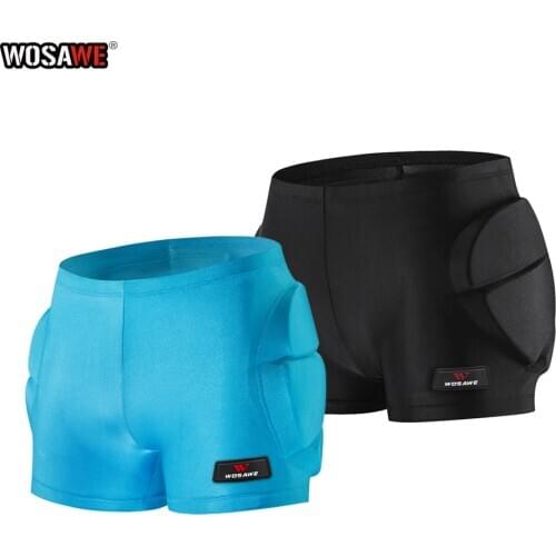 WOSAWE Motorcycle Shorts Skating Hip protector MTB Motocross Hip Paddeds Skiing Snowboard Shorts Protective Gear