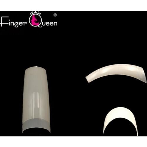 Fake Nails 500 Pcs Natural Transparent Half Cover Nail Tips