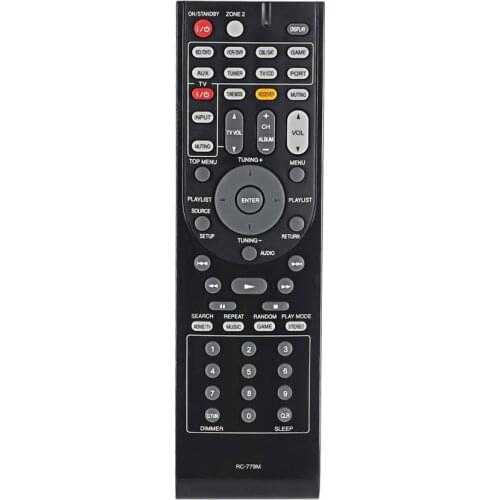 New remote control RC-779M for insignia tv cd aux sat vcr dvr audio bd dvd player controller