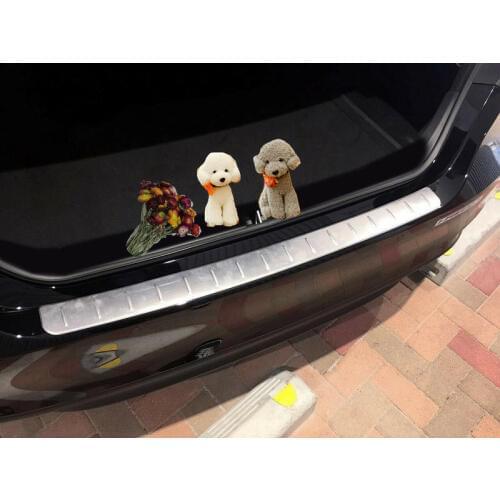 Fit For Toyota Camry 2018-2019 Steel Outer Rear Trunk Bumper Protector Plate Cover 1pcs