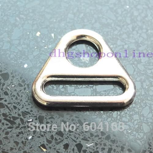 20 pcs 1" 25mm Adjuster triangles with bar Swivel Clip D Ring buckle Solid cast