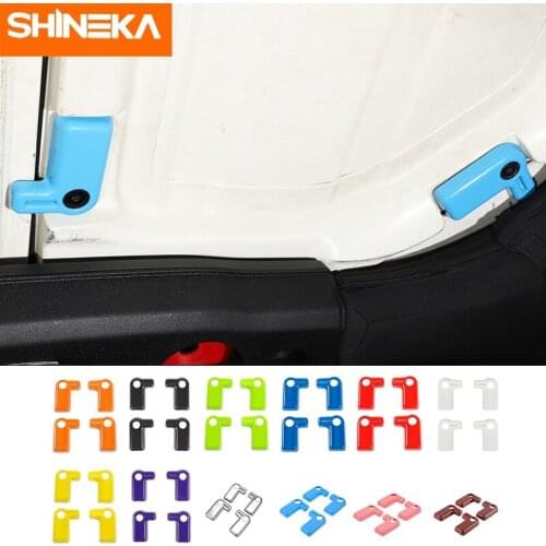 SHINEKA ABS Car Interior Top Demolition Switch Roof Handle Decoration Cover Stickers For Jeep Wrangler JK 2008-2017 Accessories