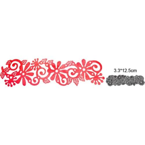 Metal Cutting Dies Cut Die Mold Flower Vine Strip Decoration Scrapbook Paper Craft Knife Mould Blade Punch Stencil Dies New 2021