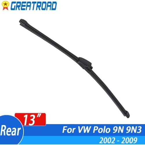 Wiper 13" Rear Wiper Blade For VW Polo 9N 9N3 2002 - 2009 Windshield Windscreen Rear Window ( NOT FOR METAL WIPER )