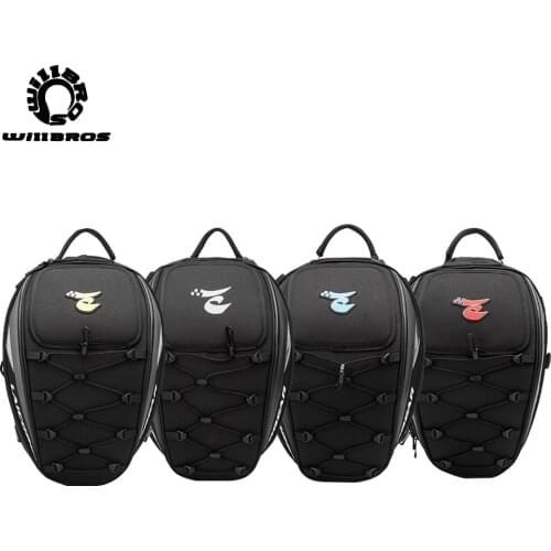 Moto Back Seat Bag Tail Bags Waterproof High Capacity Motorbike Messenger Bags Mens Multi-Functional Durable