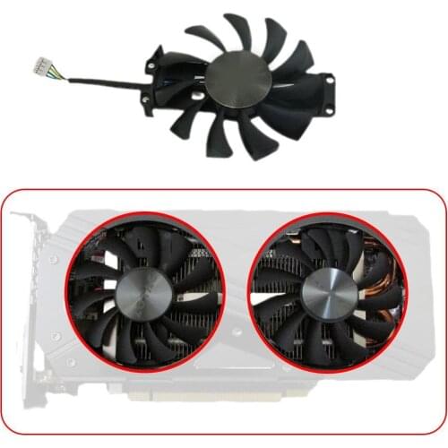 New DC 12V Cooler Fan Replace for ZOTAC Zotac GTX950 GTX960 GTX1060 Graphics Card Cooling Fan GA81S2U 75mm