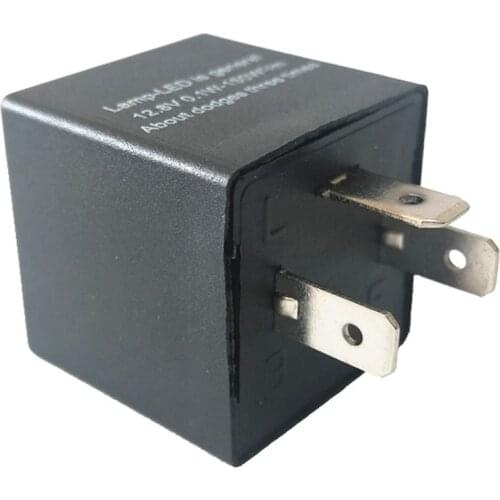 High Quality Adjustable 3 Pin LED Electronic Flasher Relay 3 Pin LED Automotive Electronic Flash Relay Car Relay CF14 JL-02
