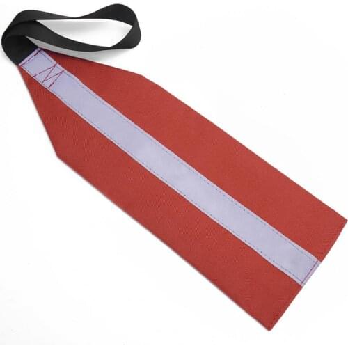 Highly Visible Red Board Travel Safety Flag with Reflective Strip for Water Sports camping Safety signs