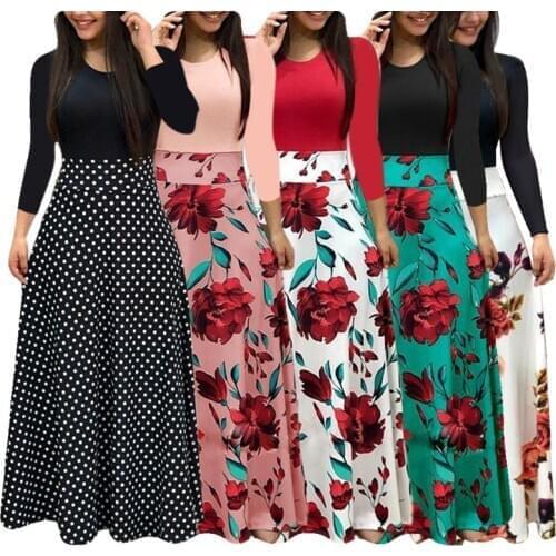 WTBERGER Summer Polka Dot Dresses