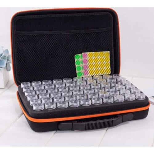 Storage Box 120 Slot Diamond Painting Storage Case,Bead Storage Containers, Diamond Painting Bag Beads Organizer Accessories Sho