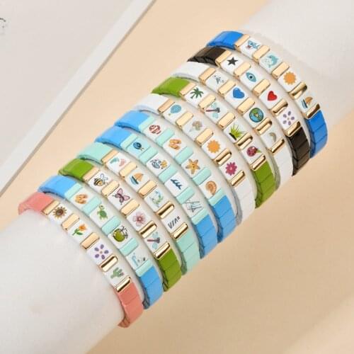 ZMZY Boho Style Best Friend Metal Cute Charm Bracelet Handmade Gift Bracelets Bangles For Women Girl Children Wristband Jewelry