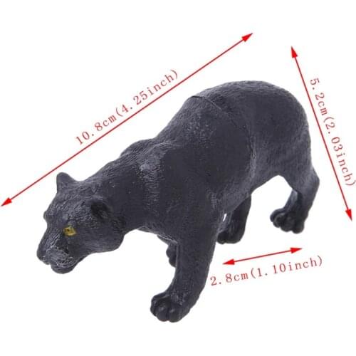 1Pc Plastic Zoo Animal Figure Model Tiger Leopard Hippo Giraffe Kids Toy GXMB