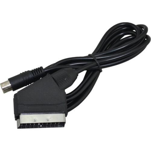 10pcs a lot Scart Cable for SEGA Mega Drive 2 for Genesis 2 EU Plug