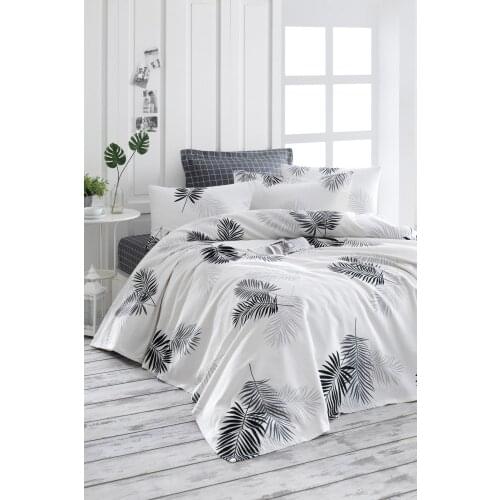 2021 PIQUE Set Turkish Cotton With Pillowcase Bedspread Sets Bed Linen Sheet Modern For Summer King Size Duvet Cover Bedclothes