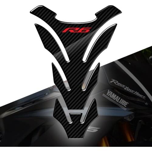 3D Universal Motorcycle Tank Pad Protector Stickers Case for Yamaha R6 YZF-R6 2008-2021