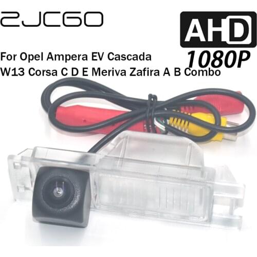 ZJCGO Car Rear View Reverse Backup Parking Reversing Camera for Opel Ampera EV Cascada W13 Corsa C D E Meriva Zafira A B Combo