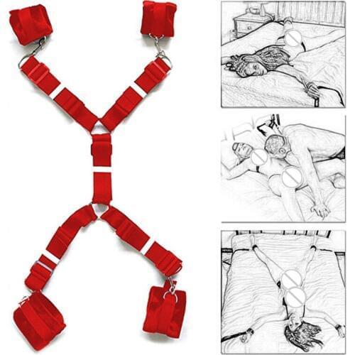 BDSM Smspade Adult SexToys Handcuff Wrist Leg Cuffs Slave Fetish Sextoy Femme Bdsm Restraints Handcuffed Sex Toy For Shop Couple