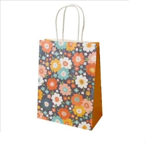 10 pieces/pack Romantic floral flower paper storage bag for Valentines Day Lovers gift wrapping favorite