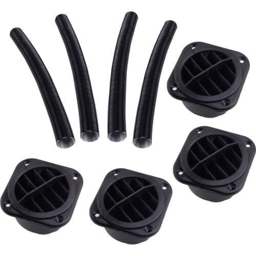 CITALL 4 Sets 42mm Heater Duct Hose Pipe with Air Vent Outlet Fit for Webasto Eberspacher Domestic Planer Car Accessorie