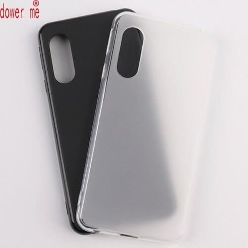 Dower me In Stock ! For Sharp Aquos sense3 Smart phone Protective Soft TPU Case Cover Black