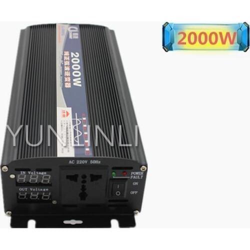 2000W Pure Sine Wave Inverter DC12V/24V/48V/60V To AC 220V 50HZ Power Converter Booster For Car Inverter Household DIY CJ-2000W