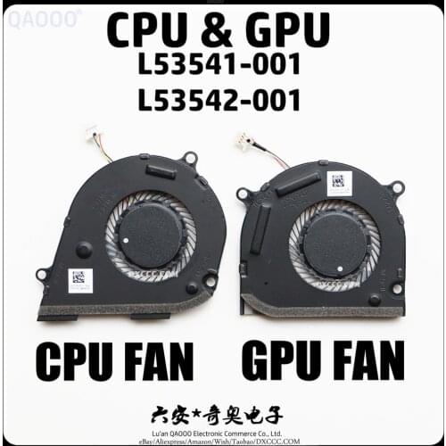 L53541-001 / L53542-001 FOR HP ENVY X360 15-DS 15-DS0004TX 15-DS0006TX 15-DS0010TX 15-DS1018TX TPN-W142 TPN-W143 CPU COOLING FAN