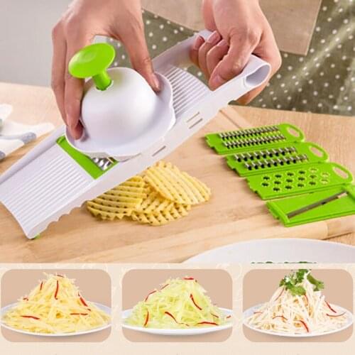 Teyaao Multifunctionele Vegetable Cutter With Steel Blade Mandoline Slicer Potato Peeler Carrot Cheese Grater Kitchen