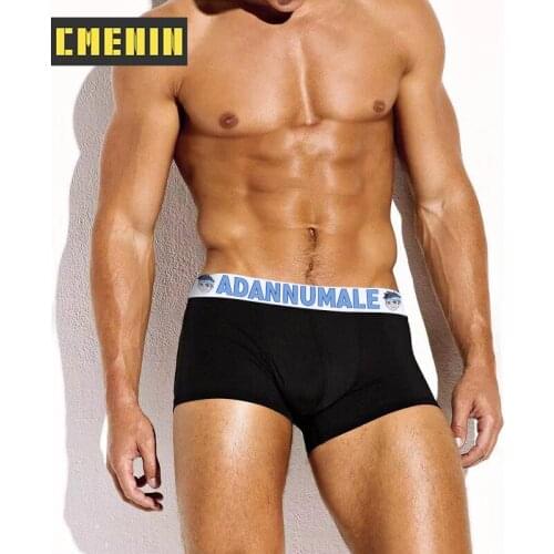 Hot Sale Cotton Gay Sexy Mens Panties Boxers Shorts Underpants Soft Trunk Man Underwear Boxer Men Slip AD7104