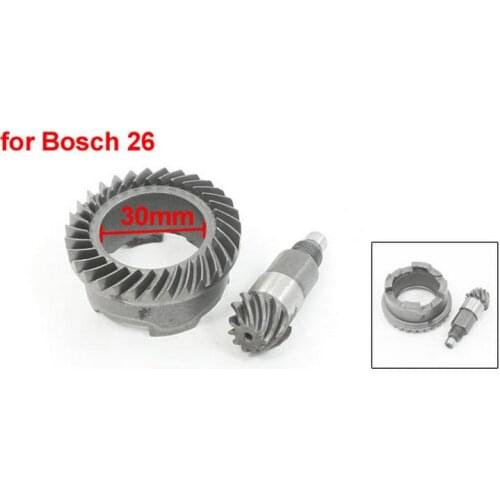 Power Tool Repair Part Spiral Bevel Gear Pinion Set for Bosch 26 Electric Hammer