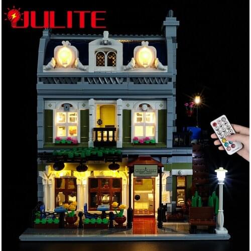 LED light up kit for 10243 and 15010 Creator Expert City Street Parisian Restaurant Model Model Building Kit
