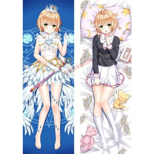 Original, animation CARDCAPTOR (1) pattern, sexy girl 3D double sided, throw pillow / pillow case