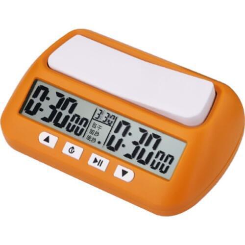 Professional Chess Clock Compact Digital Watch Count Up Down Timer Electronic Board Game Bonus Competition Hour Meter
