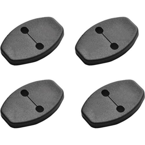 Professional 4pcs/set Black Car Door Lock For Jetta Lavida Beetle Protective Cover Case Kit Set Anti Rusty Decoration