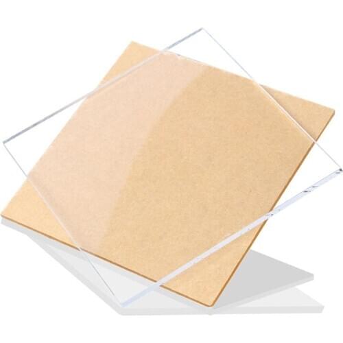 Plexiglass Transparent Clear Plastic Sheet Acrylic Board Plate Organic Glass Polymethyl Methacrylate Thickness 1mm-8mm