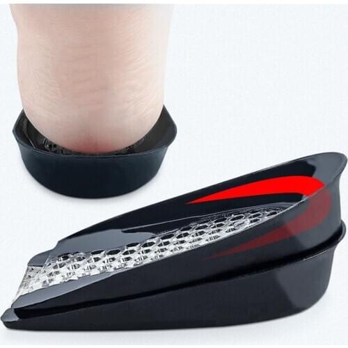 Silicone Gel Heel Cushion Insoles Heel Pad Height Increase Heel Cup Relief Foot Pain Soft Inserts Protectors Foot Care for Women