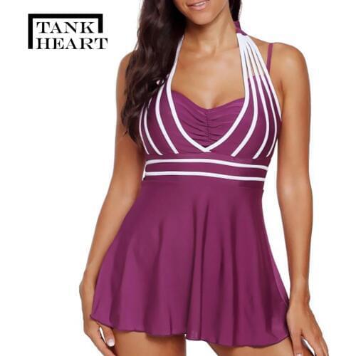 Tank Heart Large Two-piece Swimwear
