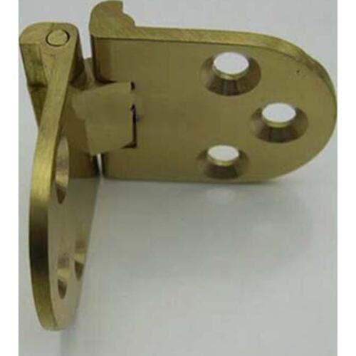 High Quality 4Pieces Pure Brass Folding Table Accessories Round Dining Table Flip Hinges KF429