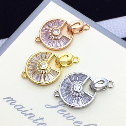 Pearl necklace bracelet clasp, 18 k gold plated clasp connector, maintenance of DIY accessories material.YLPJ