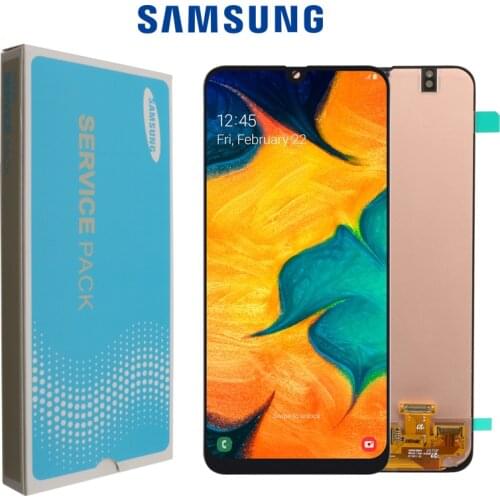 10pcs/lot ORIGINAL 6.4'' SUPER AMOLED LCD Display for SAMSUNG GALAXY A30 A305F A305FD A305A Touch Screen Digitizer Assembly