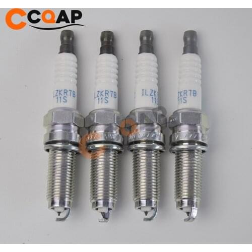 4pcs High quality IRIDIUM PLATINUM spark plug ILZKR7B-11S ILZKR7B11S for 5787 12290-R48-H01 12290R48H01 SXU22HCR11S