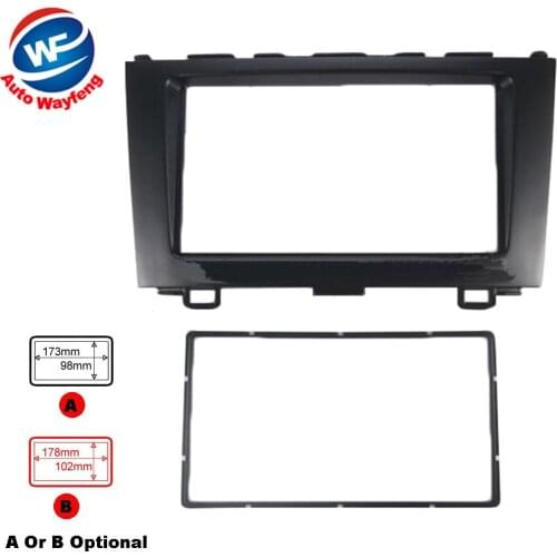 Double Din Audio Fascia Fit For HONDA CRV 2007-2012 Radio CD GPS DVD Stereo CD Panel Dash Mount Installation Trim Kit Frame