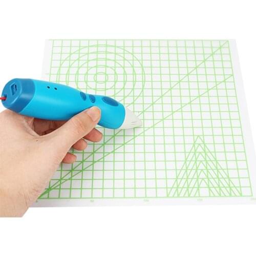Basic Template Useful Art Supplies Silicone Design Mat For 3D Printing Pen Gift Drawing Tool Create 3D Objects Multi-shaped